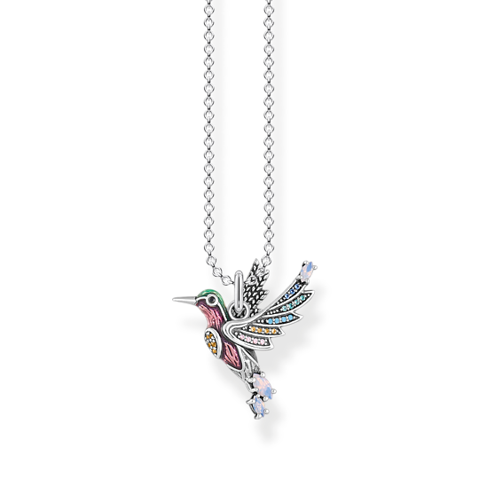 Thomas Sabo Silver Hummingbird Necklace KE1969-340-7-L42v