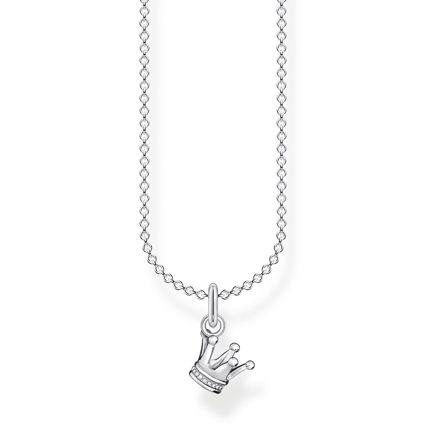 Thomas Sabo Silver Crown Necklace KE2040-001-21-L45v