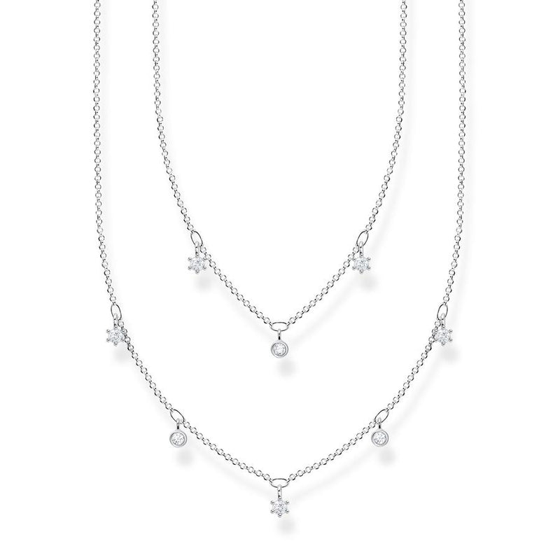 Thomas Sabo Jewelry Women's Necklace Two Row KE2072-051-14-L45v