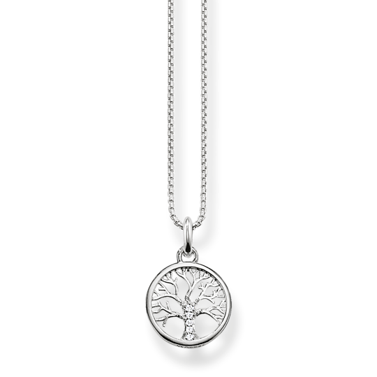 Thomas Sabo Silver Tree Necklace KE2092-051-14-L42V