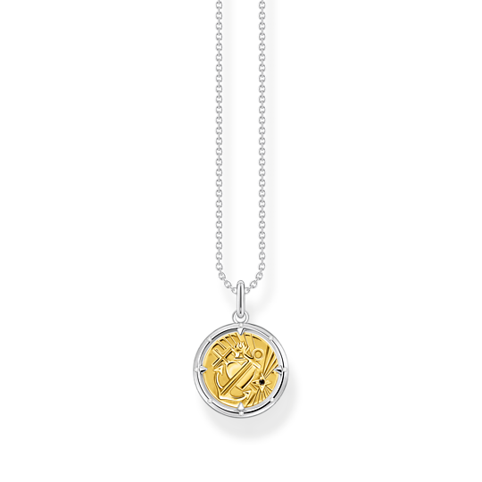 Thomas Sabo Silver & Yellow Gold Plated Necklace KE2136-849-7-L45V