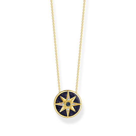 Thomas Sabo YGP Star Necklace KE2140-963-7-L45V