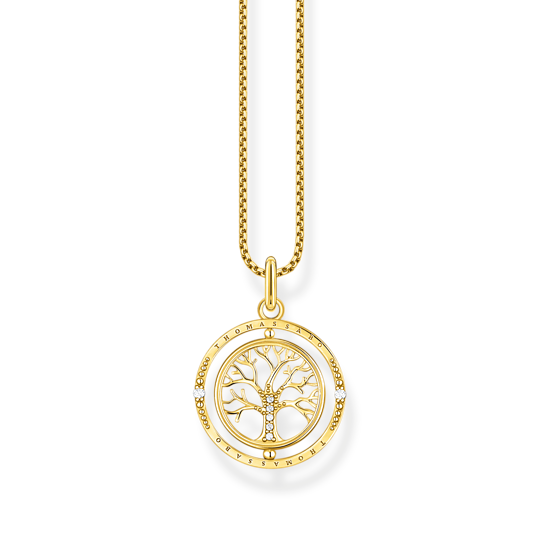 Thomas Sabo Gold plated Tree of Love KE2148-414-14-L45v