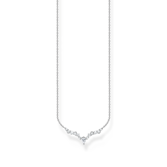 Thomas Sabo Silver Ice Crystals Necklace KE2172-051-14-L45v