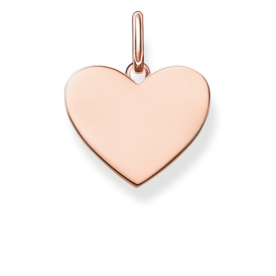 Thomas Sabo Ladies Love Bridge Rose Gold Heart Pendant LBPE0002-415-12