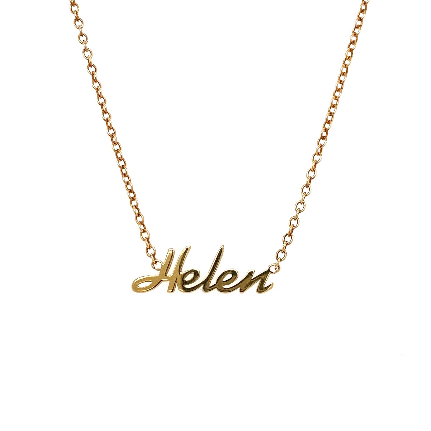 Gold Plated Sterling Silver Name Necklace