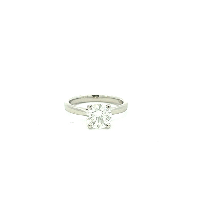 Platinum Solitaire Diamond Ring 1.65ct - MTSS-0564/150