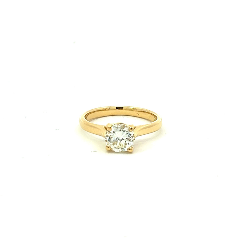 18ct Yellow Gold Solitaire Diamond Ring 1.13ct - MTSS-0593/125