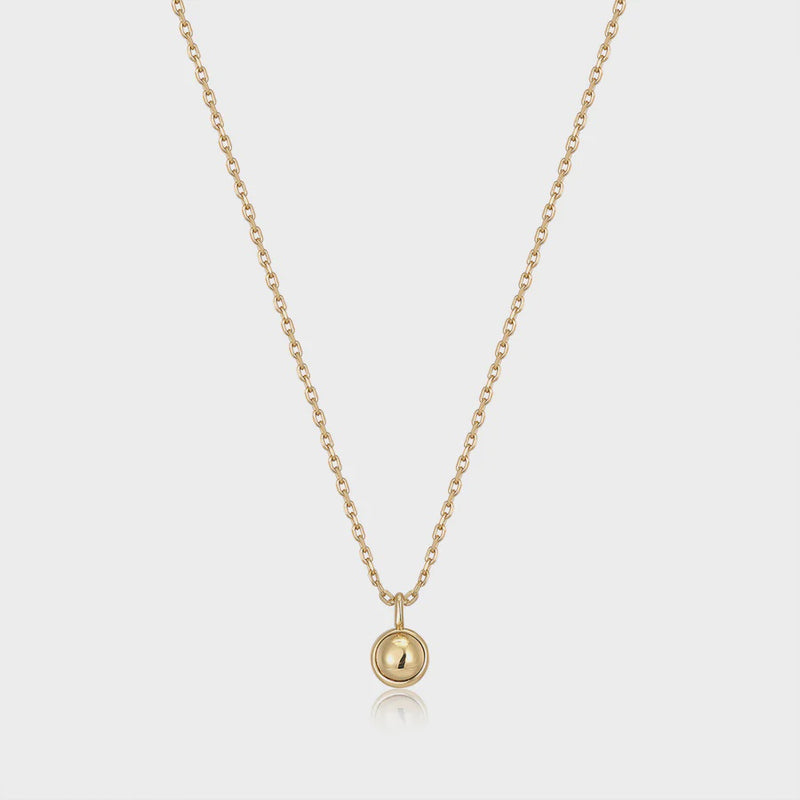 ANIA HAIE Gold Orb Drop Pendant Necklace N045-01G