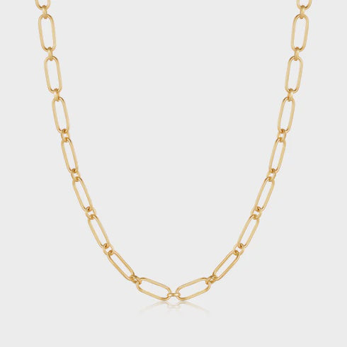 Ania Haie Gold Cable Connect Chunky Chain Necklace N046-02G