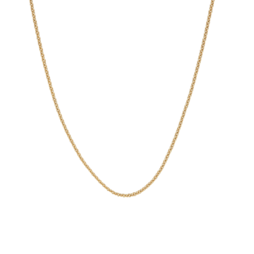 50cm Yellow Gold Plated Cable Chain