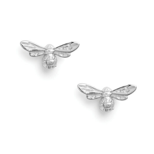 Olivia Burton Lucky bee Stud Earrings Silver Earrings OBJAME22N