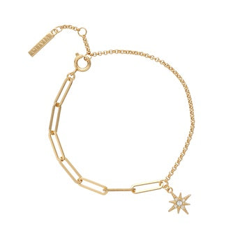 Olivia Burton Gold Tone North Star Bracelet OBJCLB47