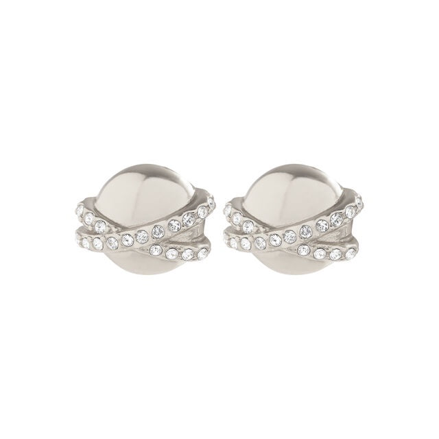 Olivia Burton Silver Planet Stud Earrings OBJCLE47