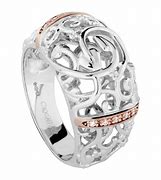 Clogau Sterling Silver 9ct Rose Am Byth Ring 3SFR01
