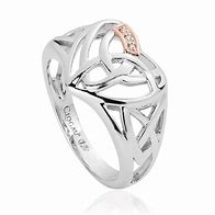 Clogau Eternal Love Sterling Silver Diamond Heart (Ring O) 3SELHR