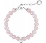 Thomas Sabo Charm Club Rose Quartz Bracelet X0227-034-9-L18,5V