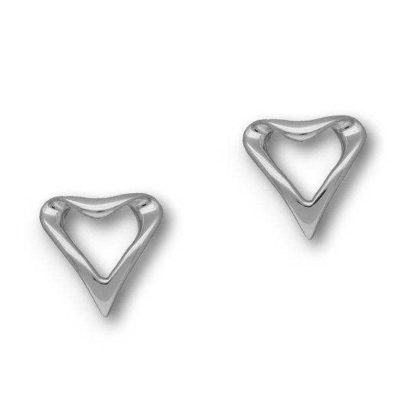 Ortak Hearts Sterling Silver Earrings E1742