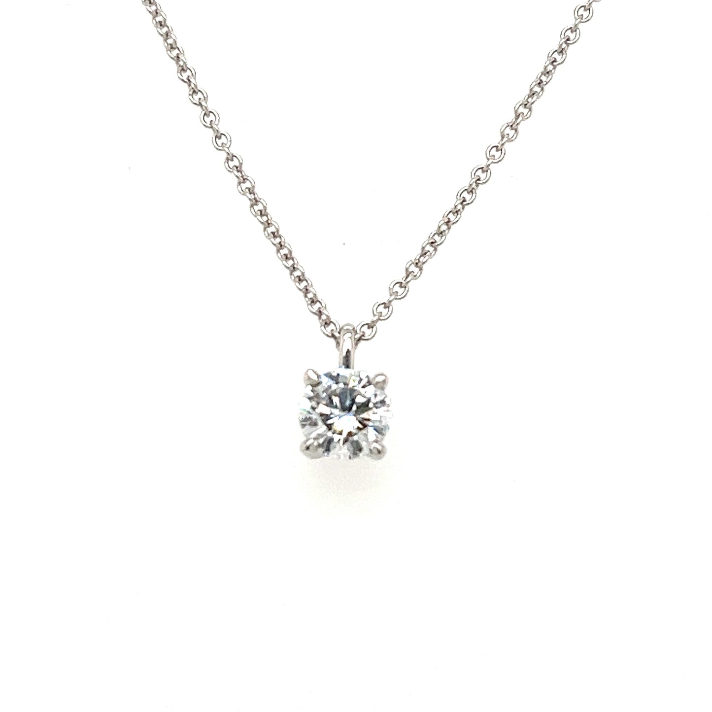 18ct Gold Lab Grown Diamond Pendant 0.70ct