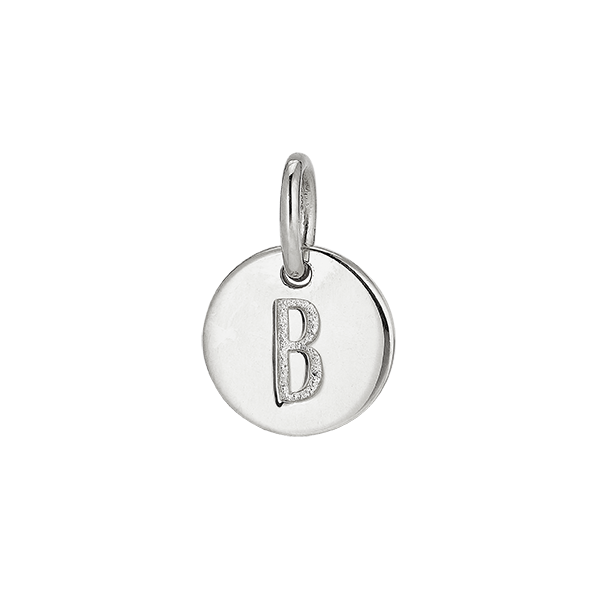 B' Silver Pendant