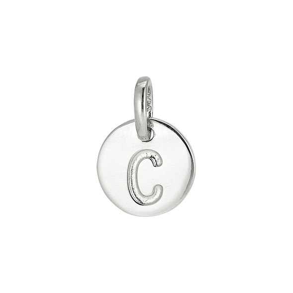 C' Silver Pendant