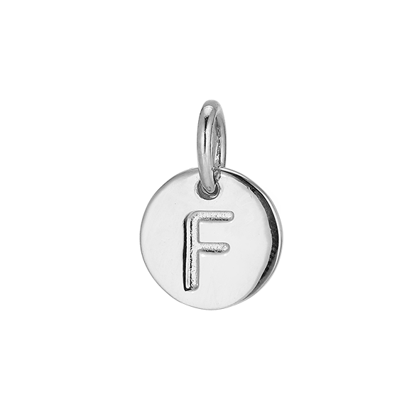 F' Silver Pendant