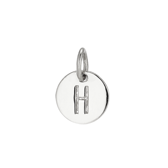 H' Silver Pendant