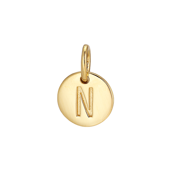 N' Yellow Gold Plated Pendant