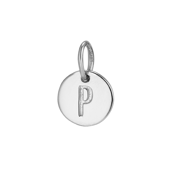 P' Silver Pendant