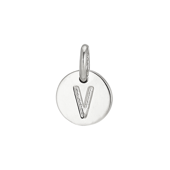 V' Silver Pendant