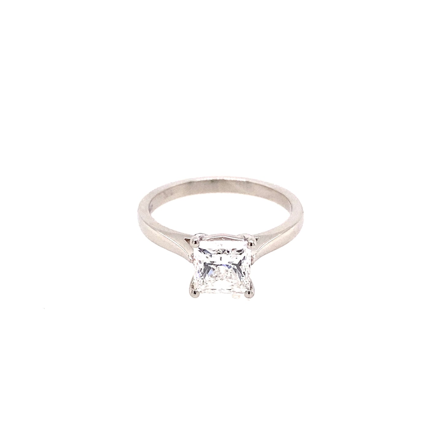 Platinum Princess Cut Diamond Ring 1.72ct - RN8512