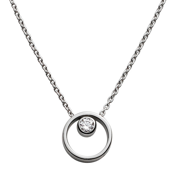 Skagen Elin Crystal Circle Necklace SKJ0833040