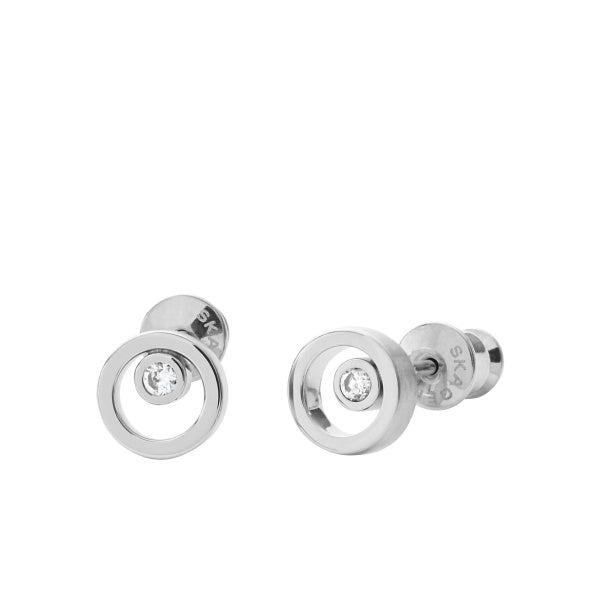 Skagen Elin Crystal Circle Earrings SKJ0836040