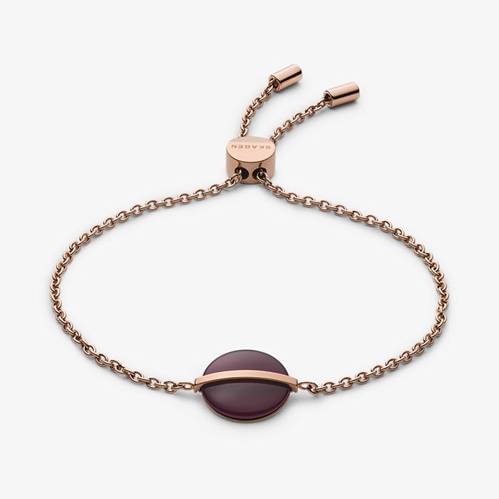 Skagen Sea Glass and Rose-Tone Bracelet SKJ1251791