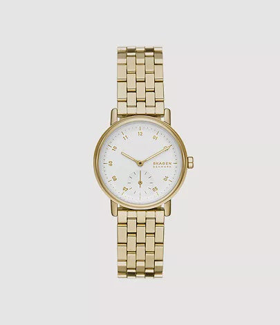 Skagen Kuppel Lille Two-Hand Sub-Second Gold Watch SKW3102