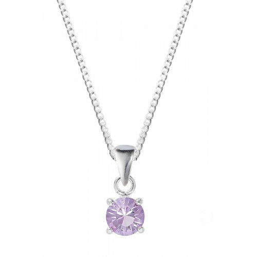 Silver June Birthstone Pendant