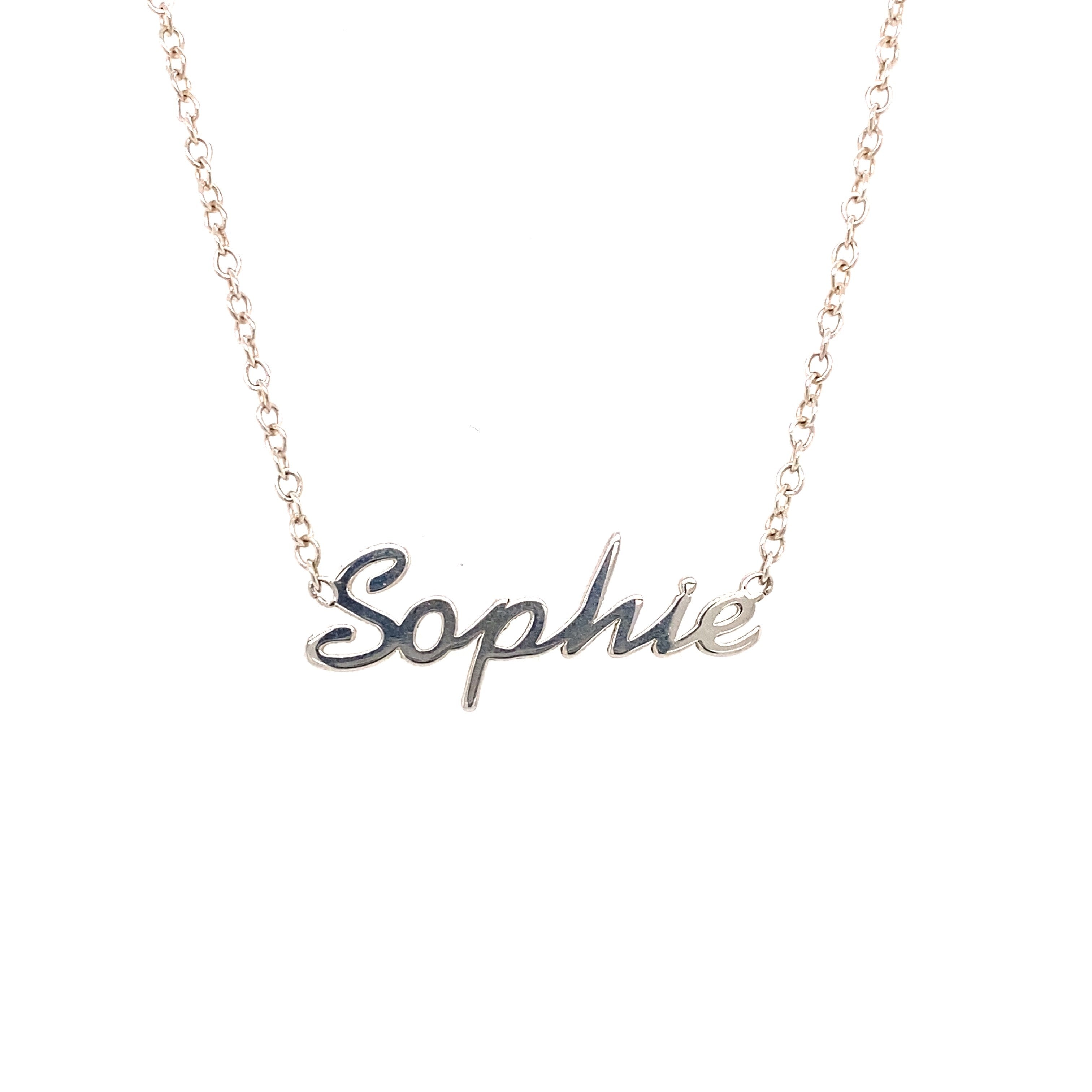 Sterling Silver Name Necklace