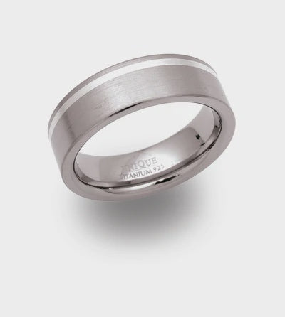 Unique & Co Titanium 7mm Ring