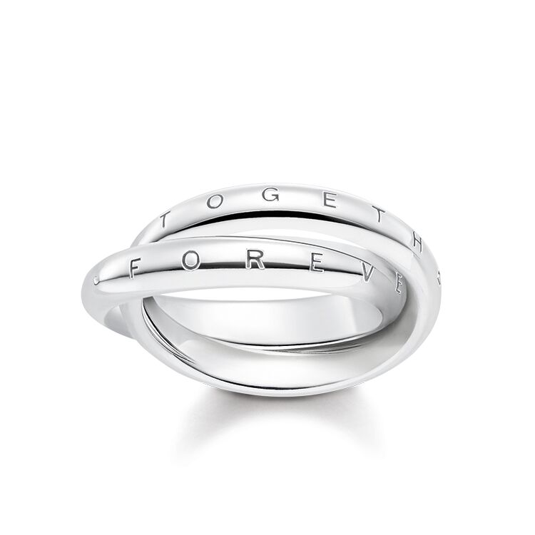 Thomas Sabo Size 52 Forever Together Ring TR2129-001-21-52