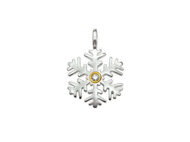 Thomas Sabo Jewellery Sweet Diamonds Snowflake Pendant SD_PE0011-179-14