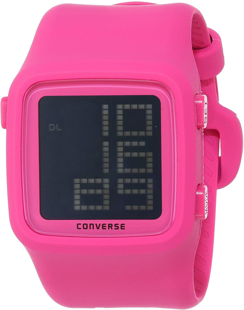 Coverse Pink Digital Rubber Watch