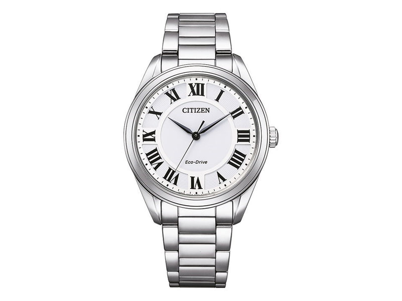Citizen Eco Drive S/S White Dial Watch EM0970-53A