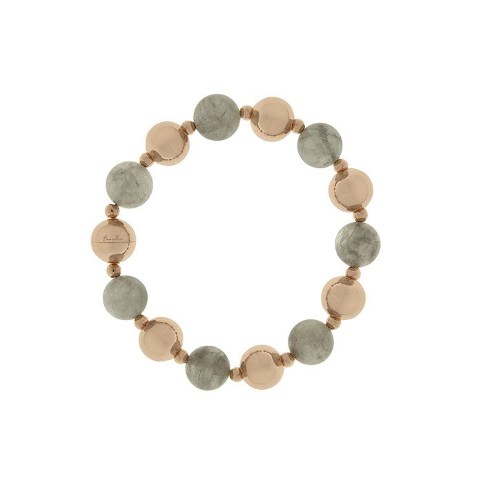 Bronzallure Bead Bracelet with Magnetic Clasp WSBZ00020GR