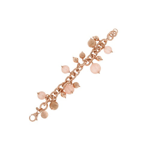 Bronzallure Rose Gold Multi Bead Bracelet WSBZ00166.R
