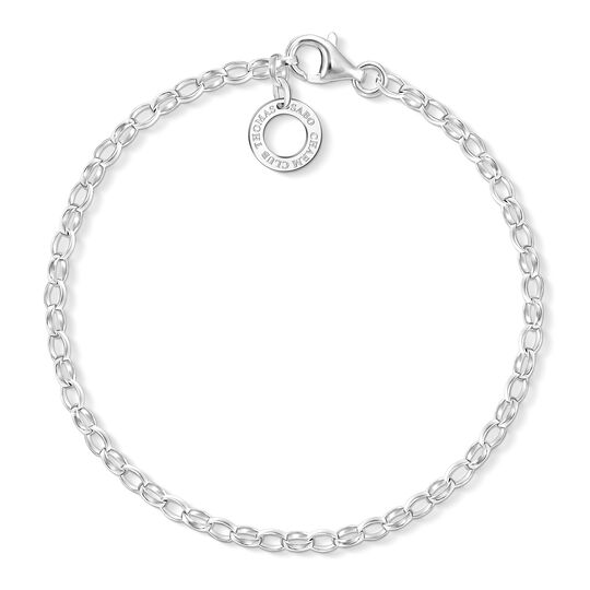 Thomas Sabo Sterling Silver Classic Charm Bracelet X0163-001-12-L