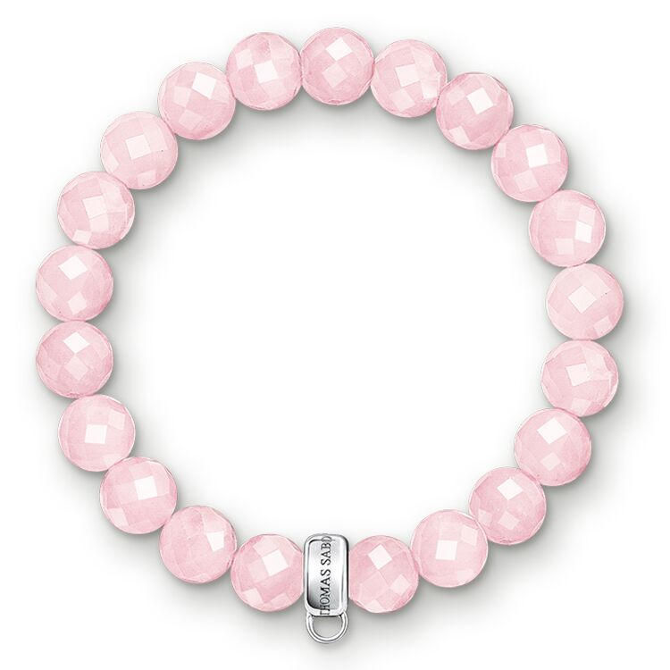 Thomas Sabo Pink Quartz Bracelet Medium X0191-034-9-L16.5