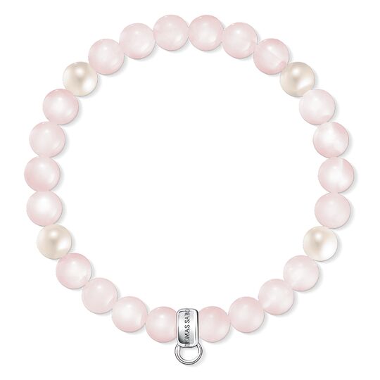 Thomas Sabo Pink Sterling Silver Bracelet X0222-469-9-L15,5