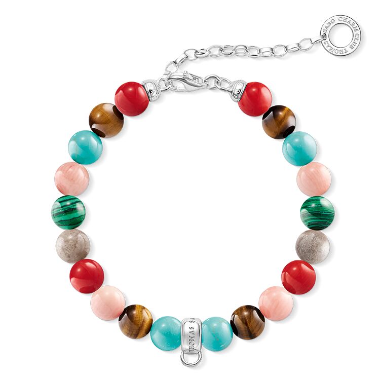 Thomas Sabo Multicoloured Charm Club Bracelet X0223-952-7-L18-5V