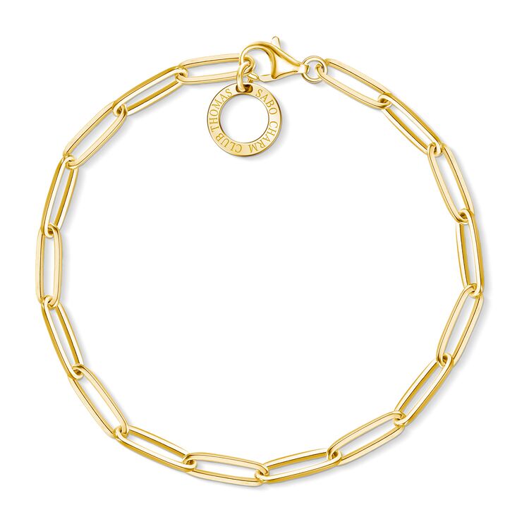 Thomas Sabo Jewellery Charm Bracelet Gold - X0253-413-39-L18.5