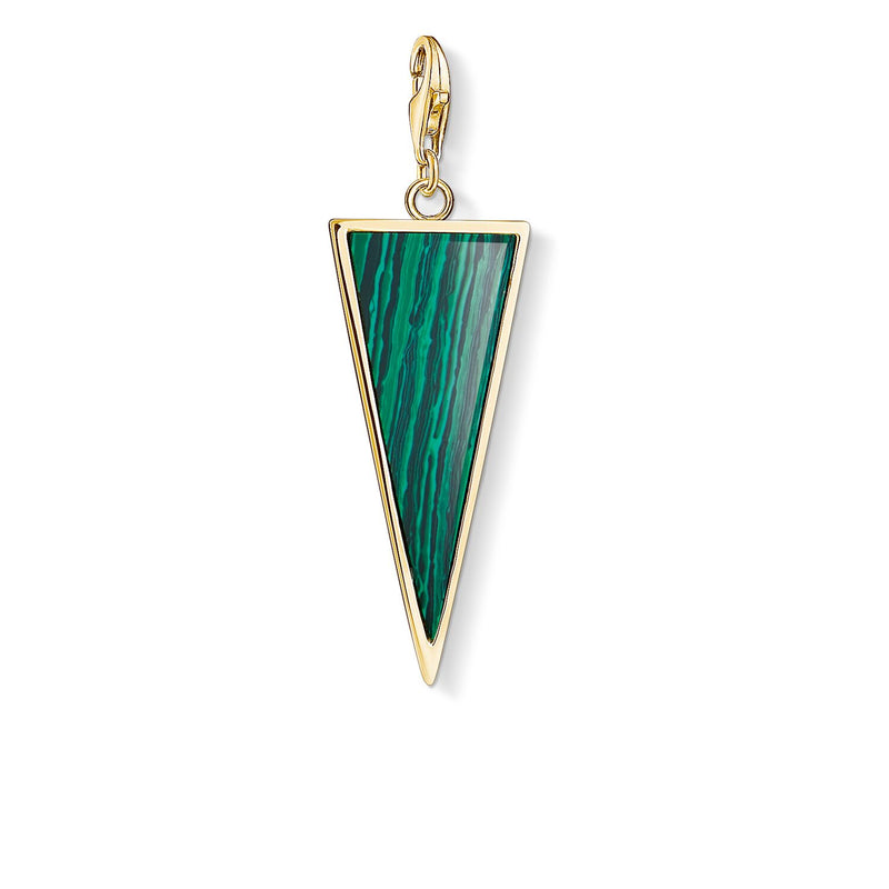 Thomas Sabo Green Triangle Charm Y0023-140-6